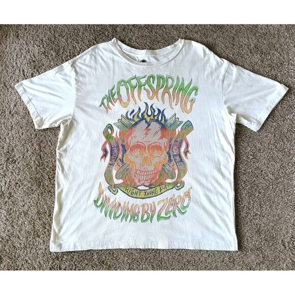 The Offspring T-Shirt Women's Medium Beige Short Sleeve - Picture 1 of 6